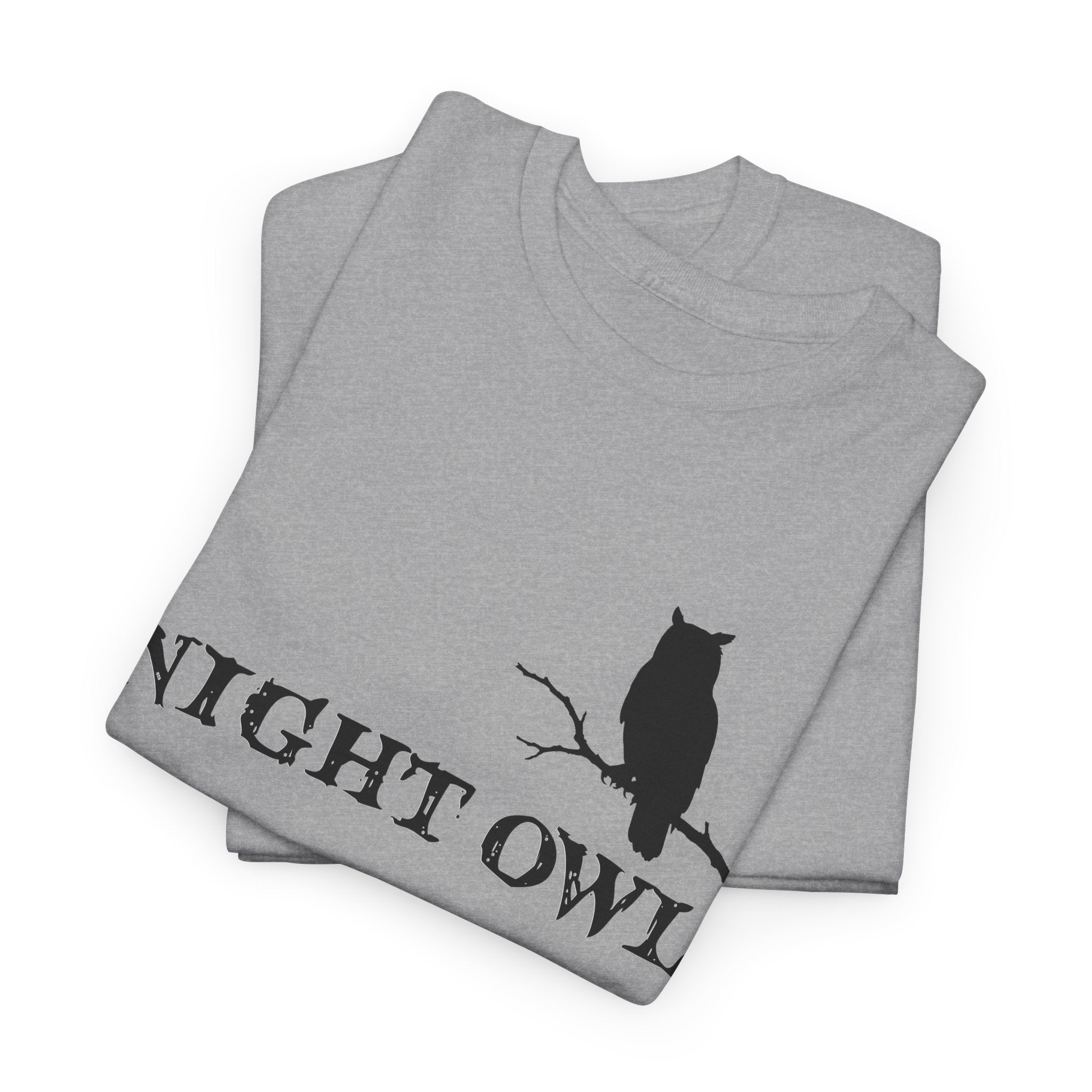 🌙 Night Owl™ Minimal Silhouette Tee