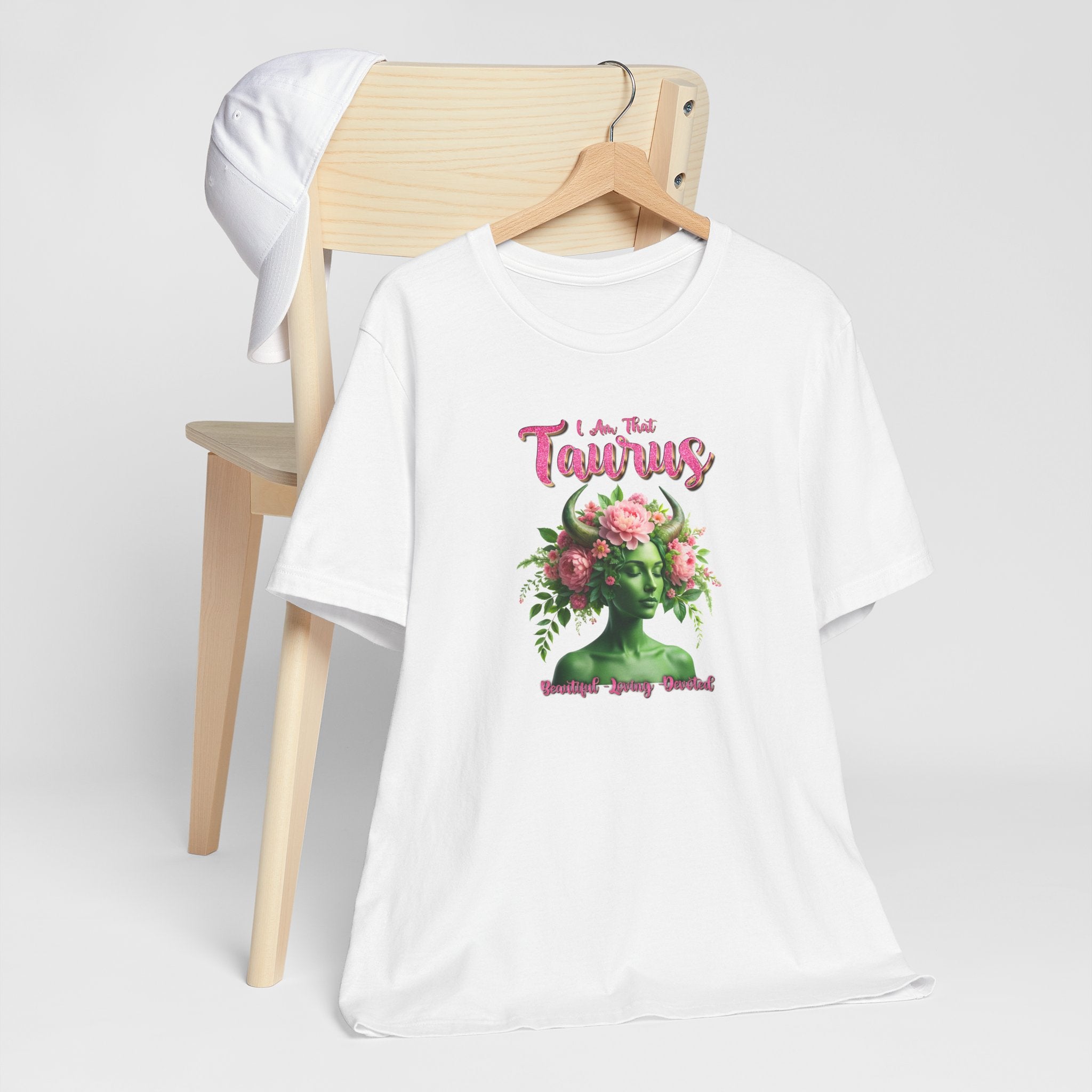 🌸♉ I’M THAT TAURUS TEE — FLORAL STATUE ZODIAC POWER SHIRT 🔥✨