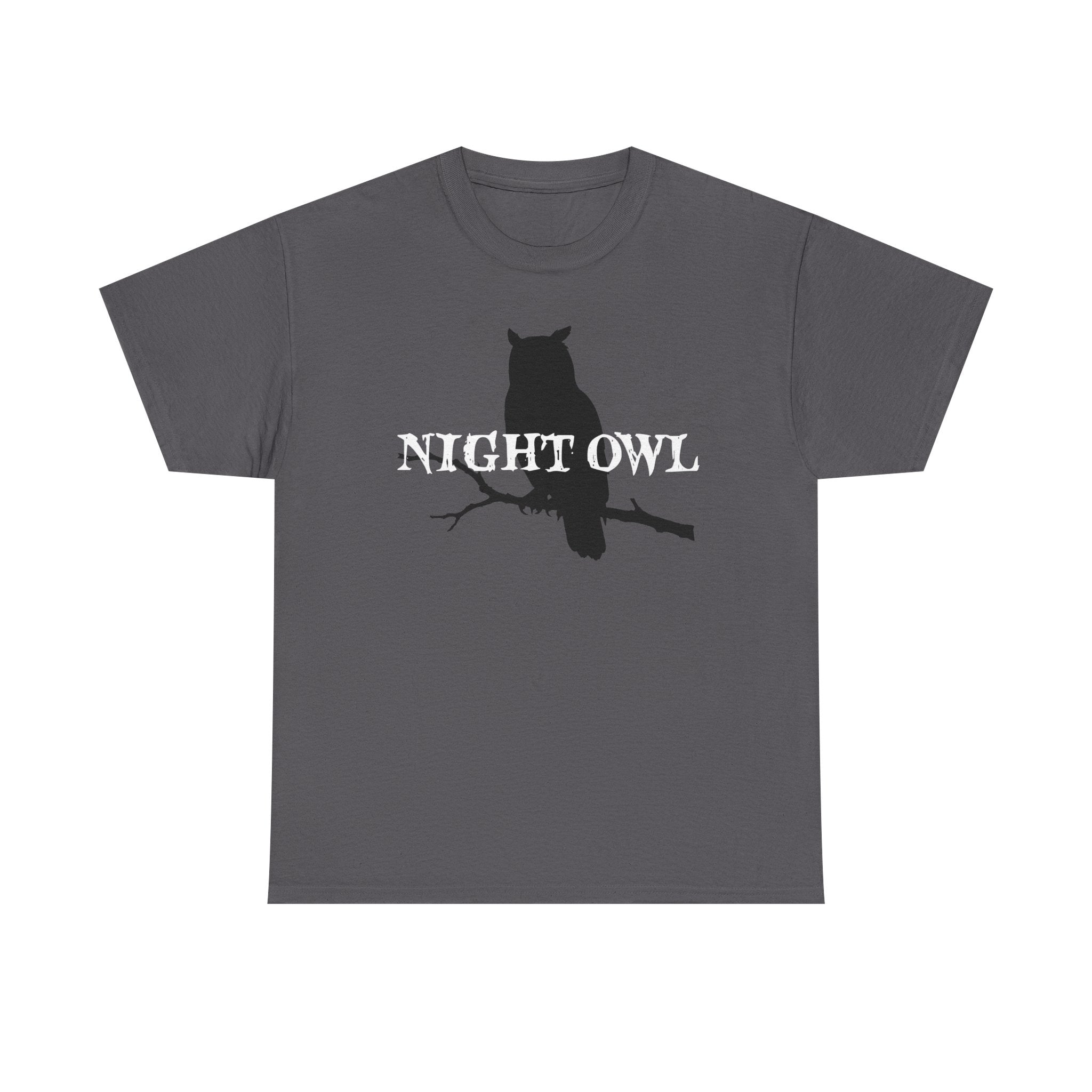 Night Owl T-Shirt — Silhouette Owl Graphic Tee