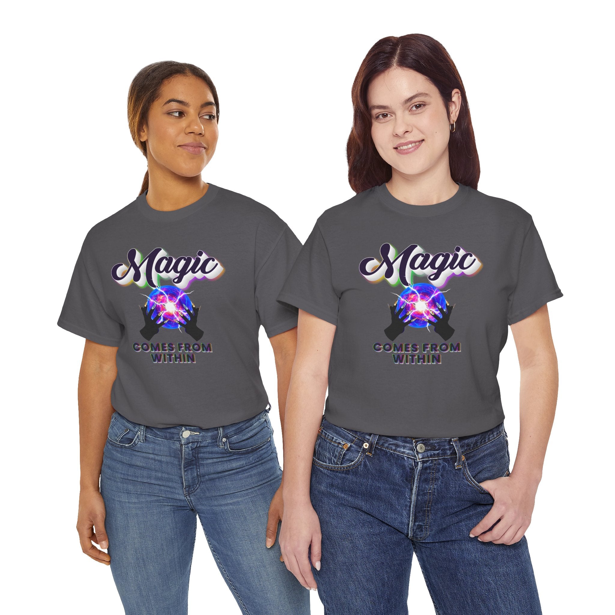 ✨🔮 The Magic Comes From Within™ Tee — Empowered Goddess Energy Shirt 👑💫