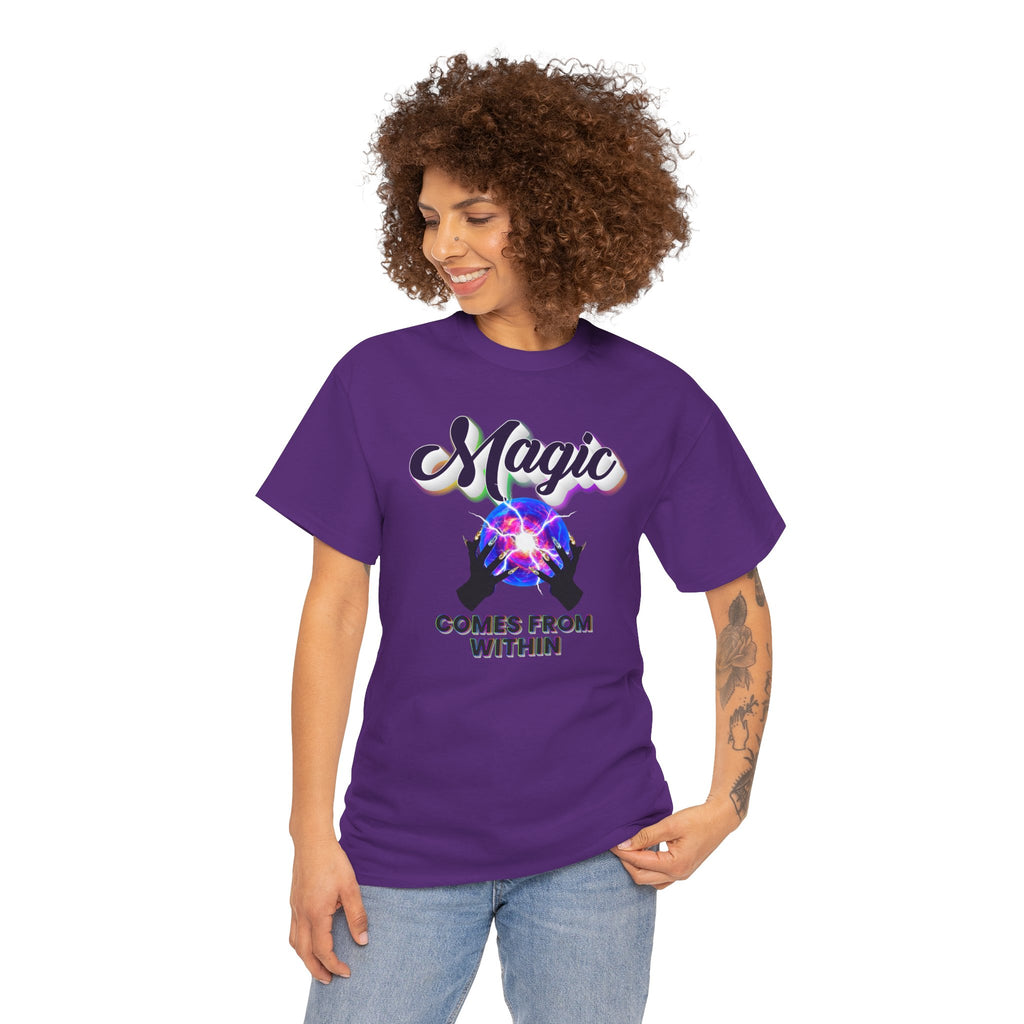 ✨🔮 The Magic Comes From Within™ Tee — Empowered Goddess Energy Shirt 👑💫