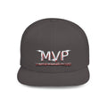 MVP™ Flat Bill Snapback — Embroidered Statement Cap