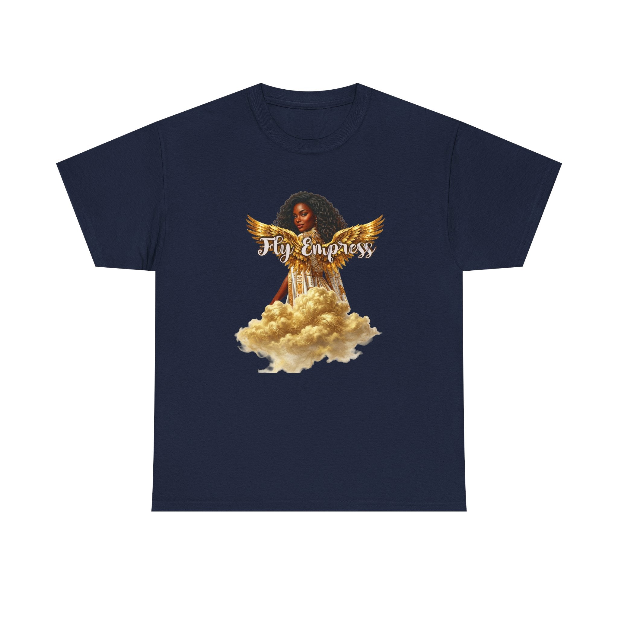 👑🕊️ Fly Empress Angel Wing Tee — Divine Queen Energy Graphic T-Shirt 🔥✨