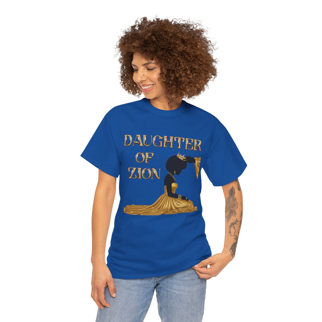 Daughter of Zion Tee — Inspirational Faith Graphic T‑Shirt for Girls & Women