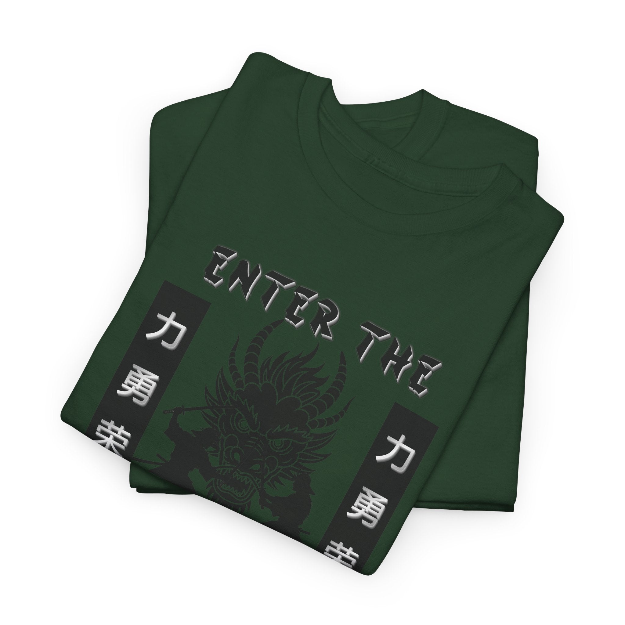 ENTER THE DRAGON — Dragon of Honor Tee | Strength, Courage & Power Graphic Shirt🐉🔥