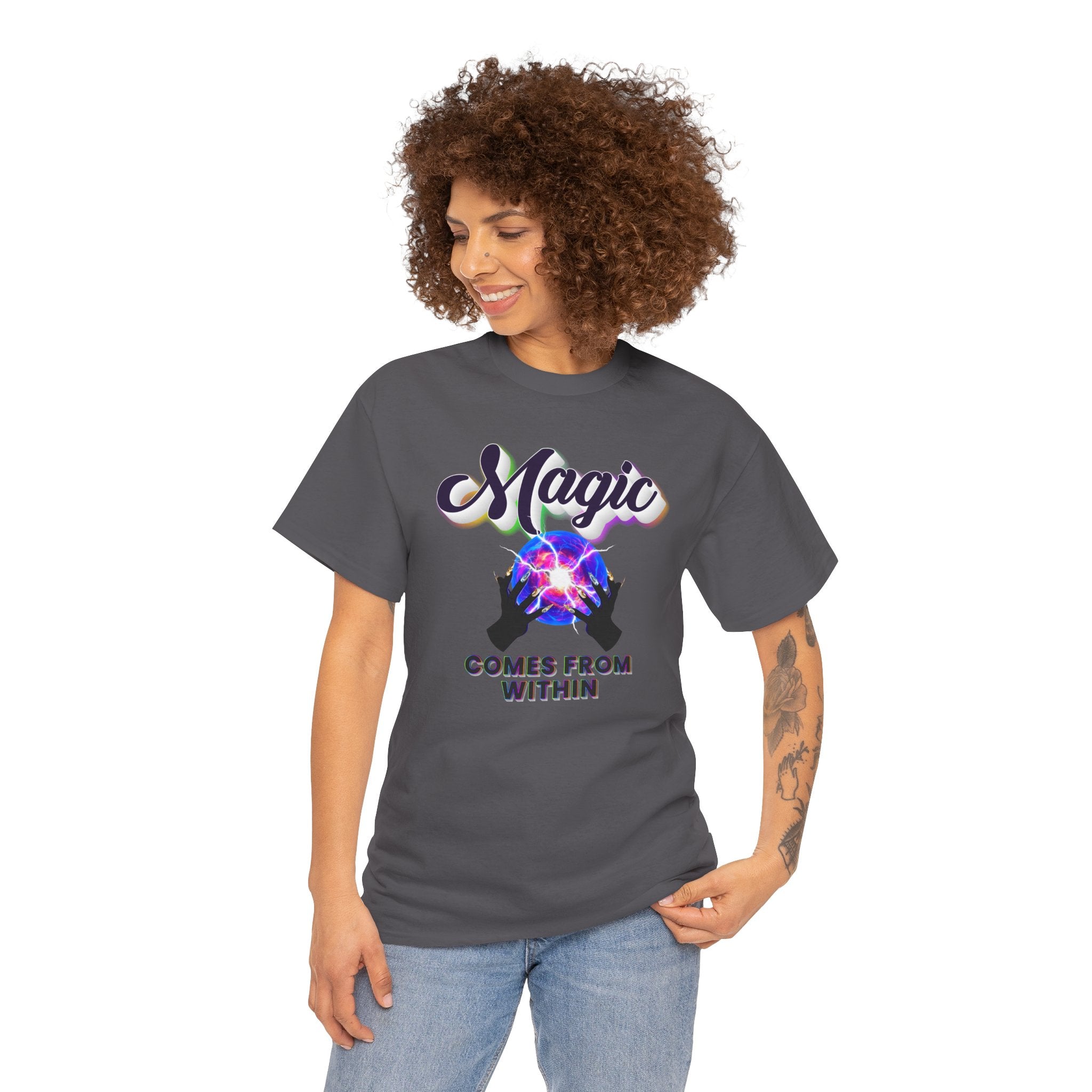 ✨🔮 The Magic Comes From Within™ Tee — Empowered Goddess Energy Shirt 👑💫