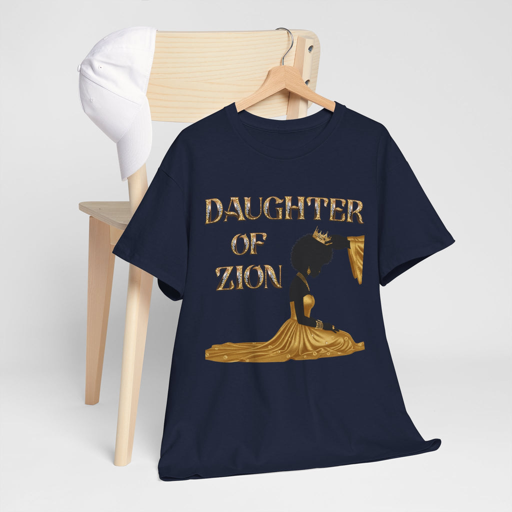 Daughter of Zion Tee — Inspirational Faith Graphic T‑Shirt for Girls & Women