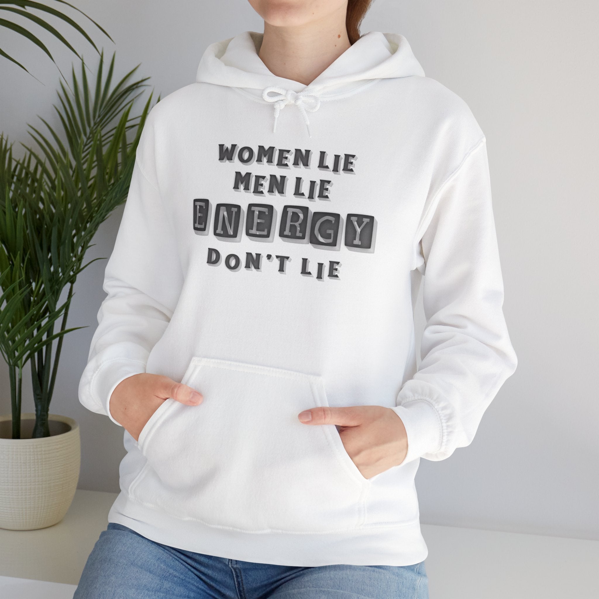Energy Don’t Lie™ Hoodie — Truth Over Talk Statement Pullover  Spiritual + Street