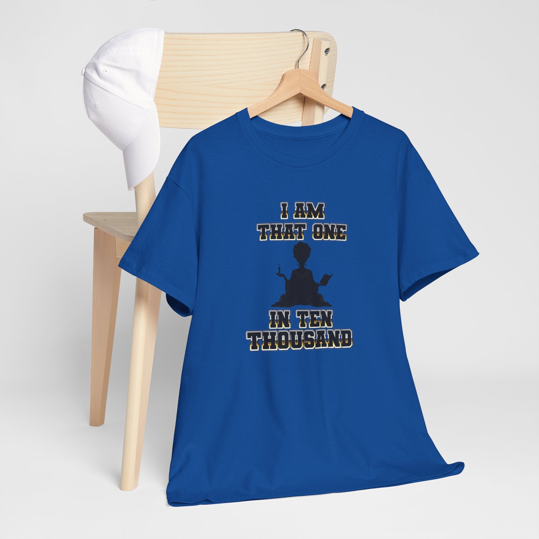 I Am That One in Ten Thousand – Yoga & Spiritual Woman Tee