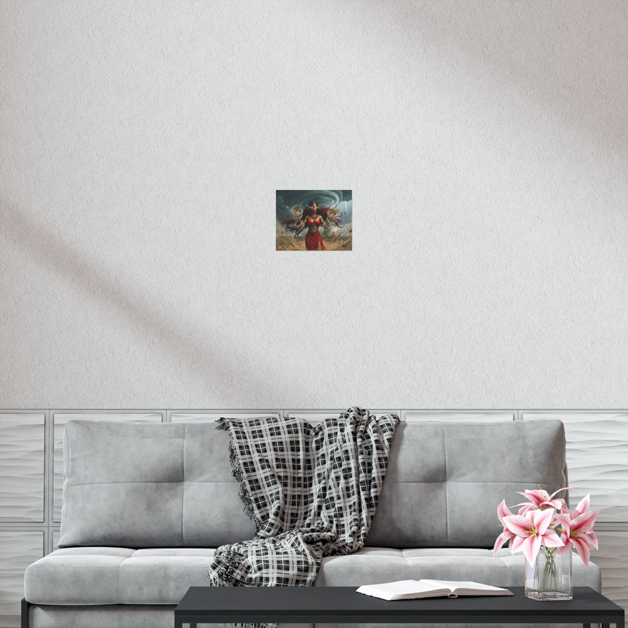 Oya Storm Goddess Fantasy Art Print—Uncoated Poster