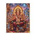 🐘✨ Sacred Ganesha Blessings Canvas — Divine Protection & Abundance Wall Art 👑🪷