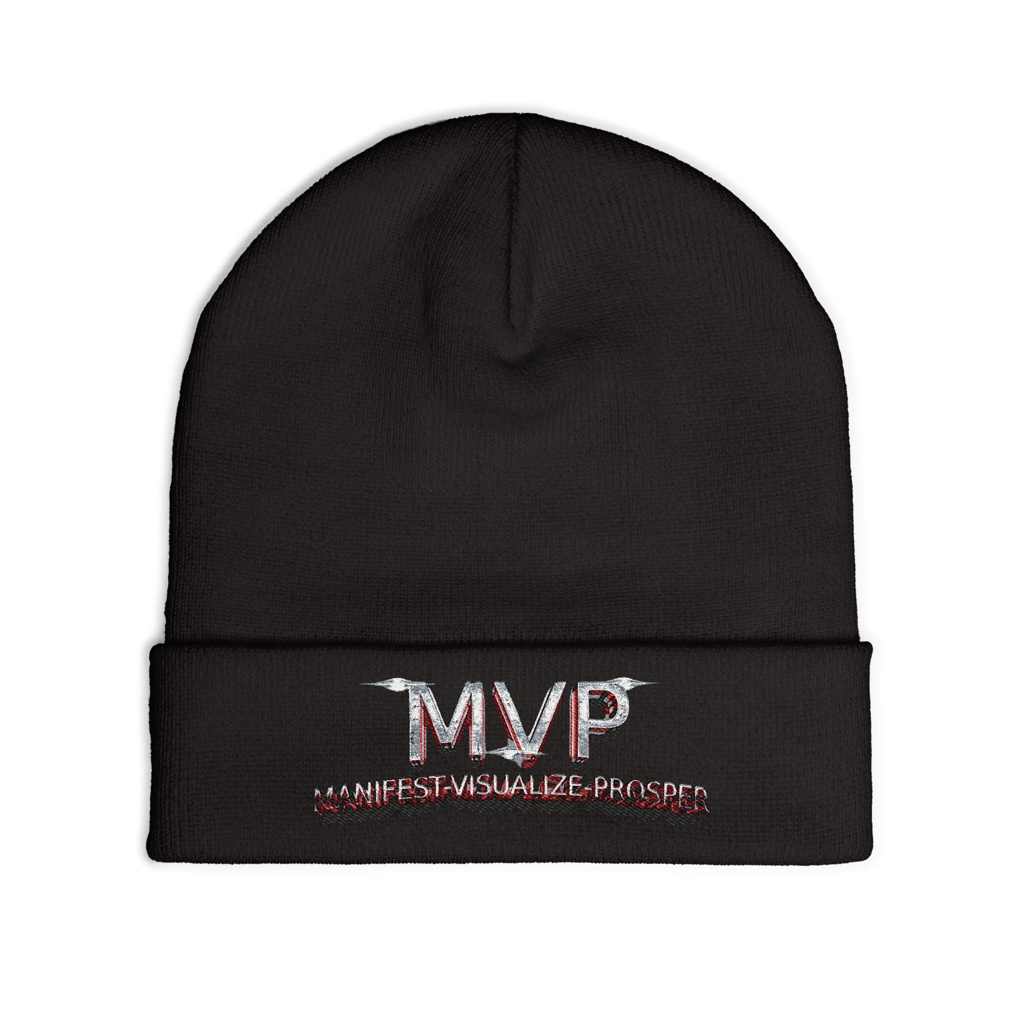 MVP™ Knit Beanie — Warm, Embroidered Statement Cap