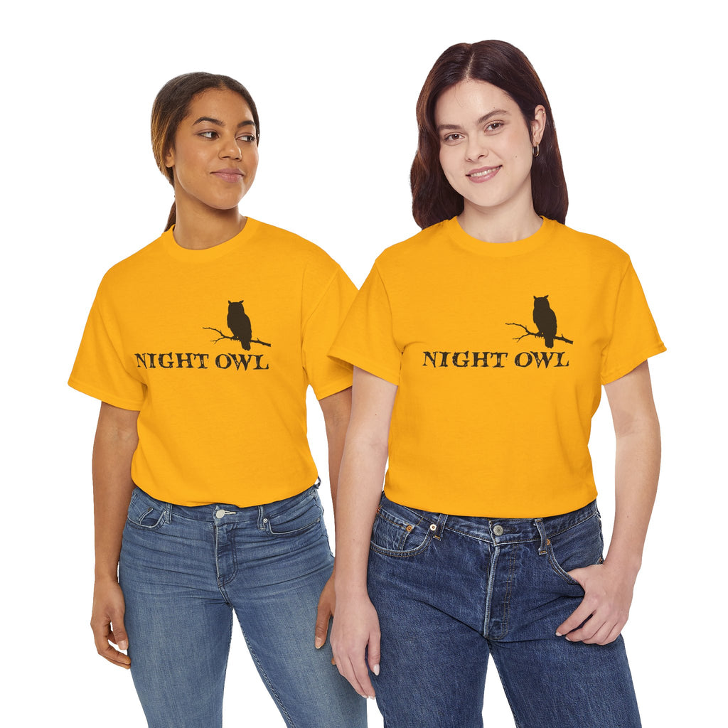 🌙 Night Owl™ Minimal Silhouette Tee