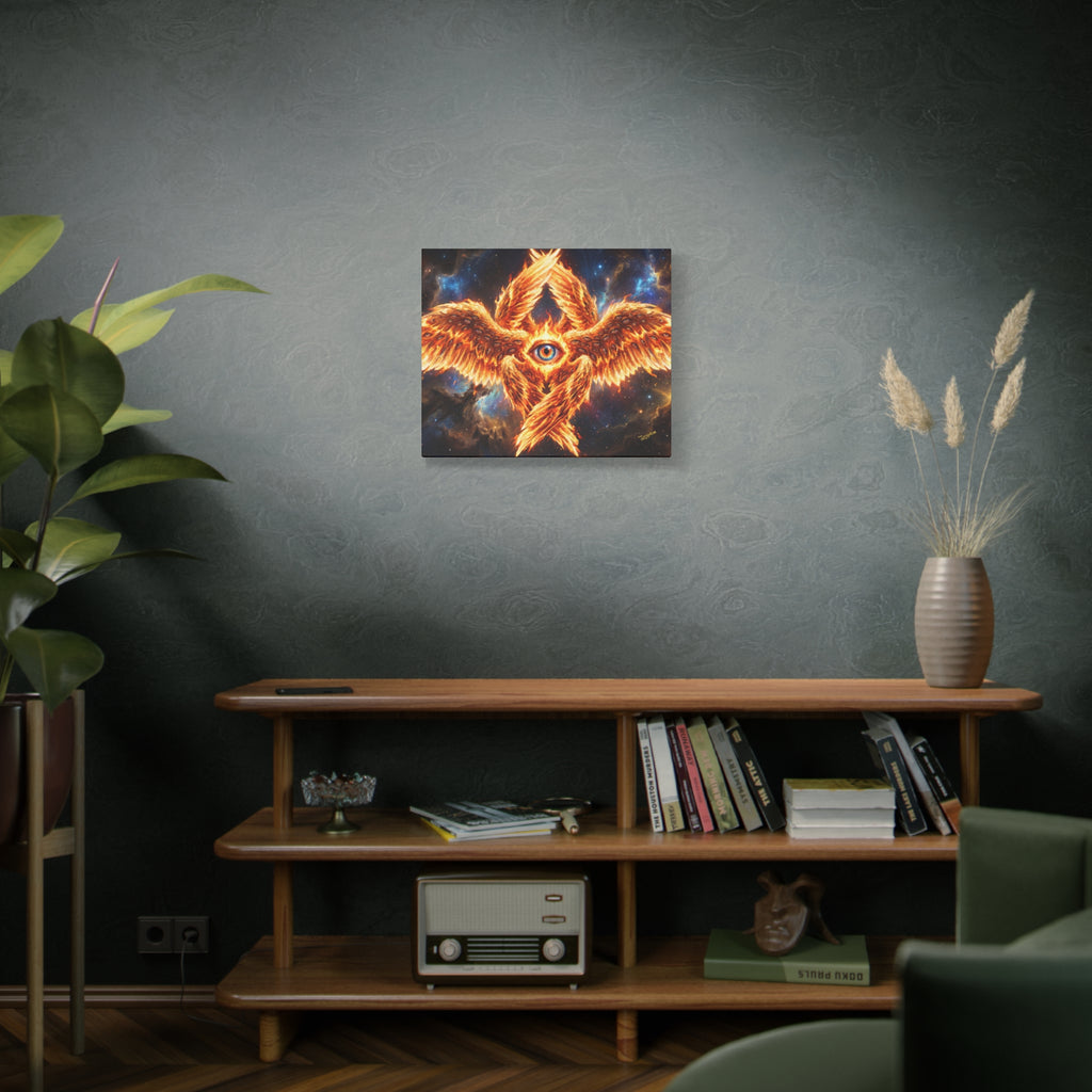 🔥👁️ Holy Seraphim Throne Canvas — Celestial Angelic Realm Wall Art ✨🕊️