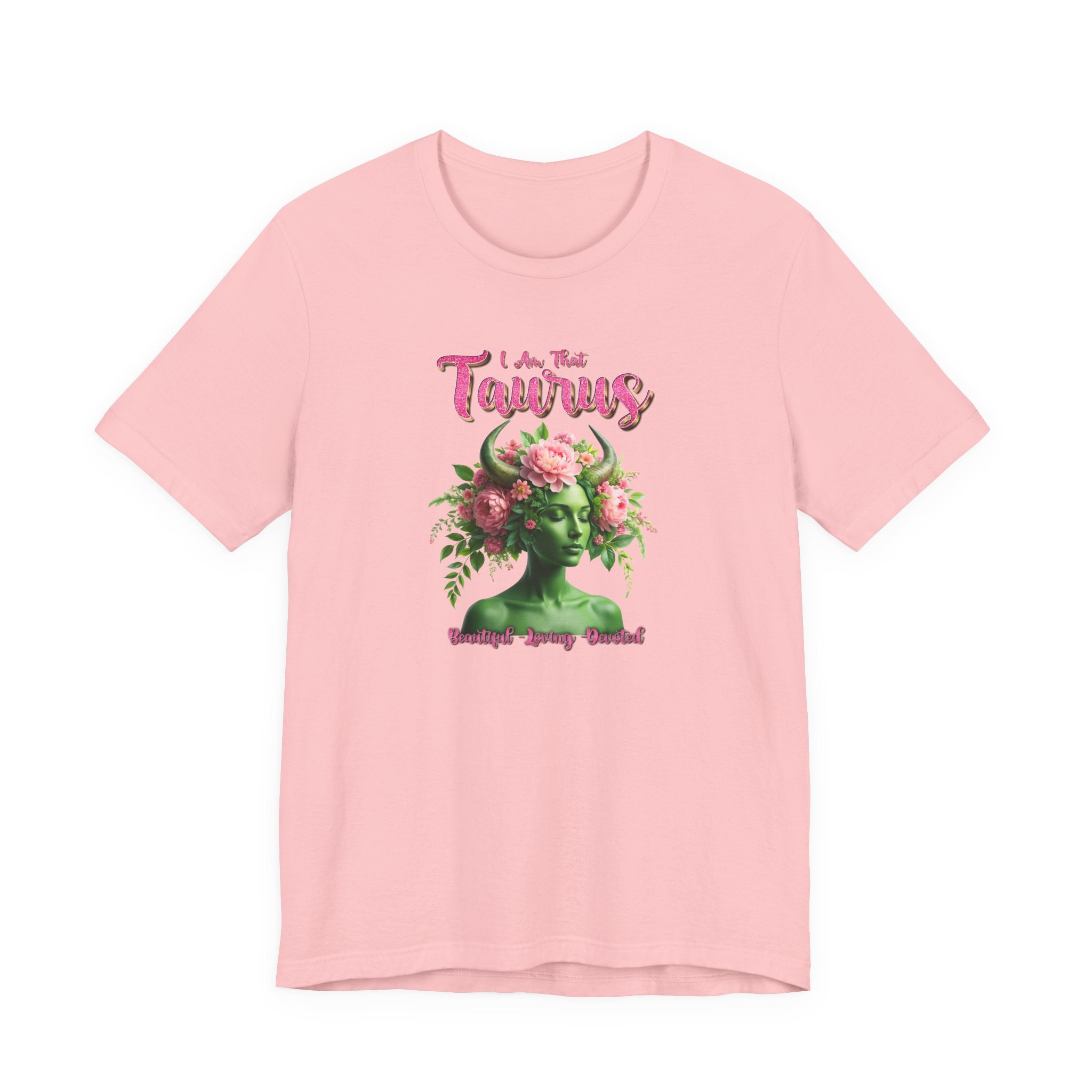 🌸♉ I’M THAT TAURUS TEE — FLORAL STATUE ZODIAC POWER SHIRT 🔥✨