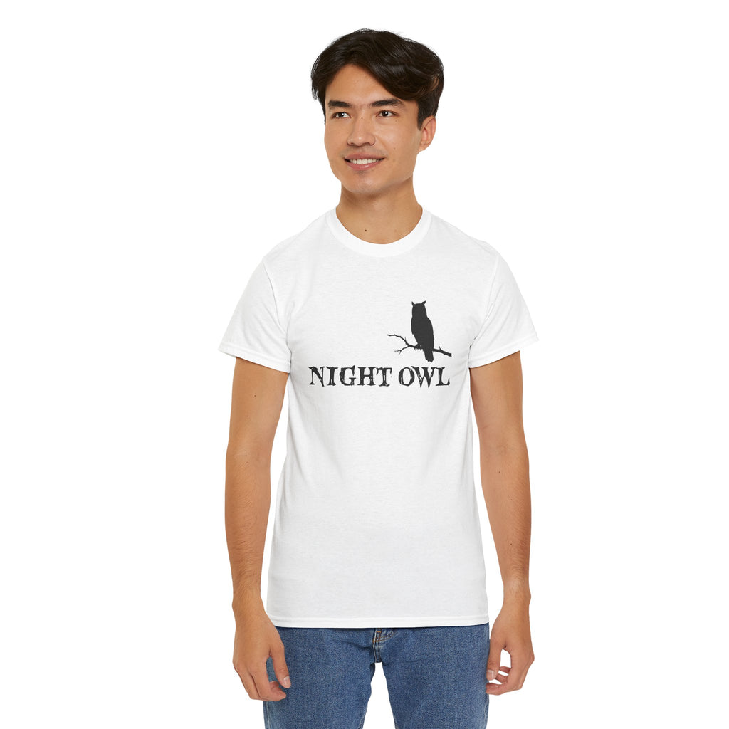 🌙 Night Owl™ Minimal Silhouette Tee