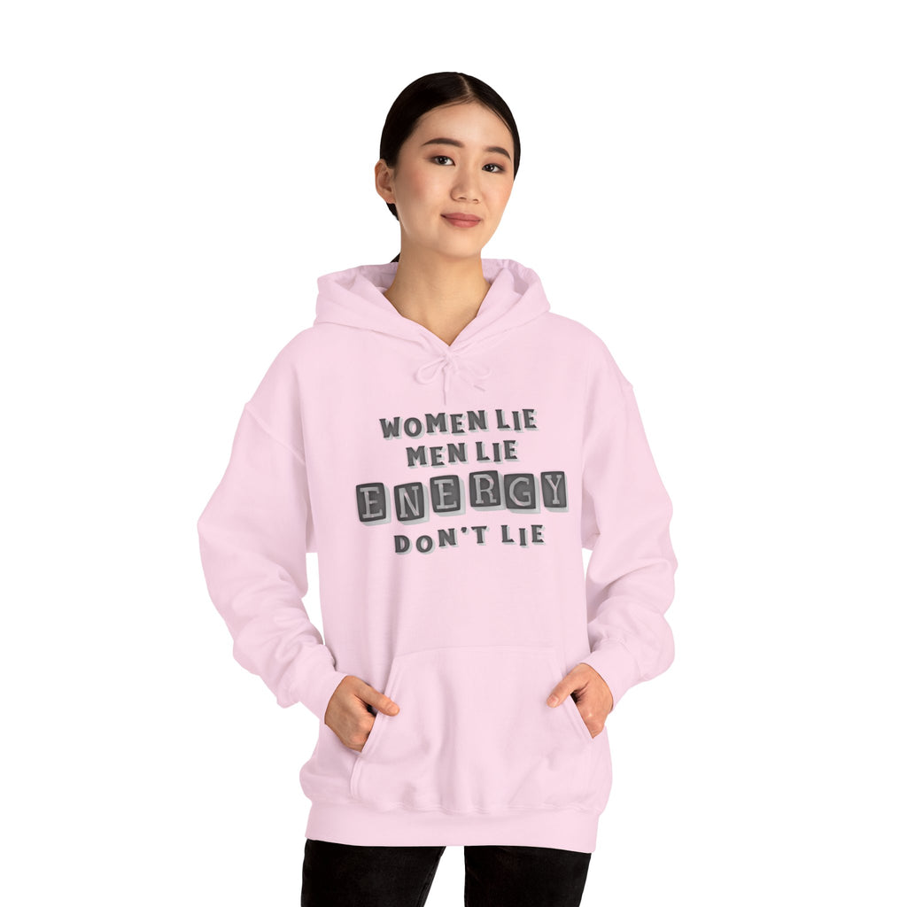 Energy Don’t Lie™ Hoodie — Truth Over Talk Statement Pullover  Spiritual + Street