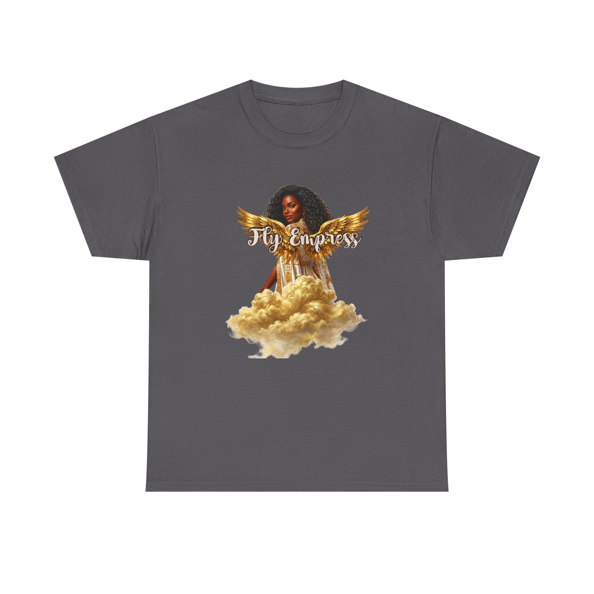 👑🕊️ Fly Empress Angel Wing Tee — Divine Queen Energy Graphic T-Shirt 🔥✨