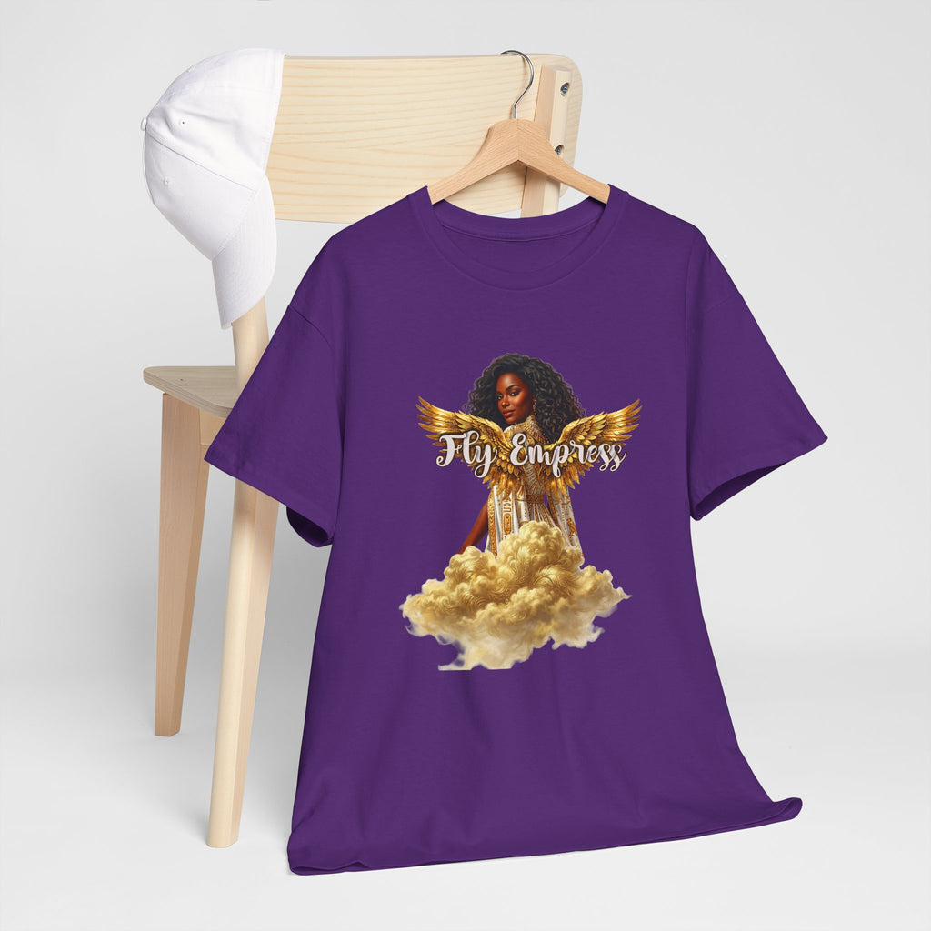 👑🕊️ Fly Empress Angel Wing Tee — Divine Queen Energy Graphic T-Shirt 🔥✨