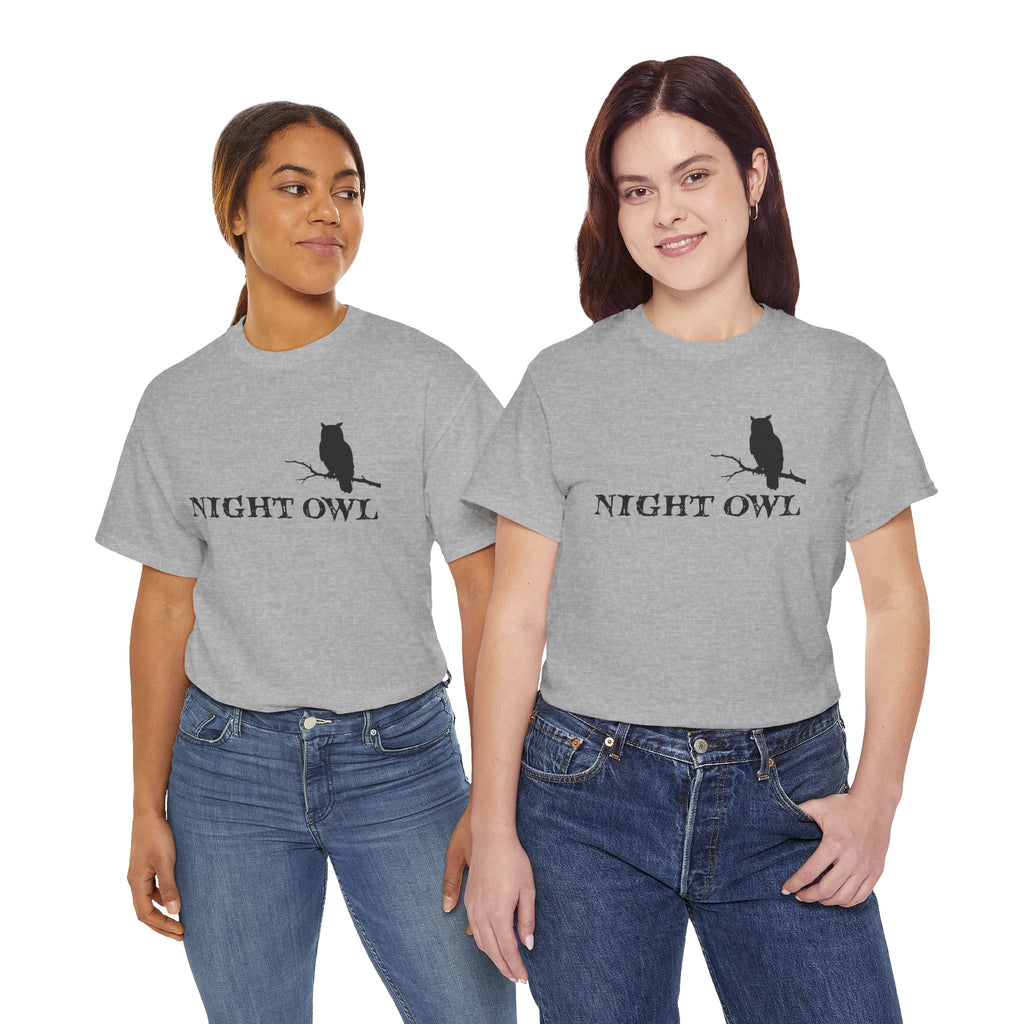 🌙 Night Owl™ Minimal Silhouette Tee