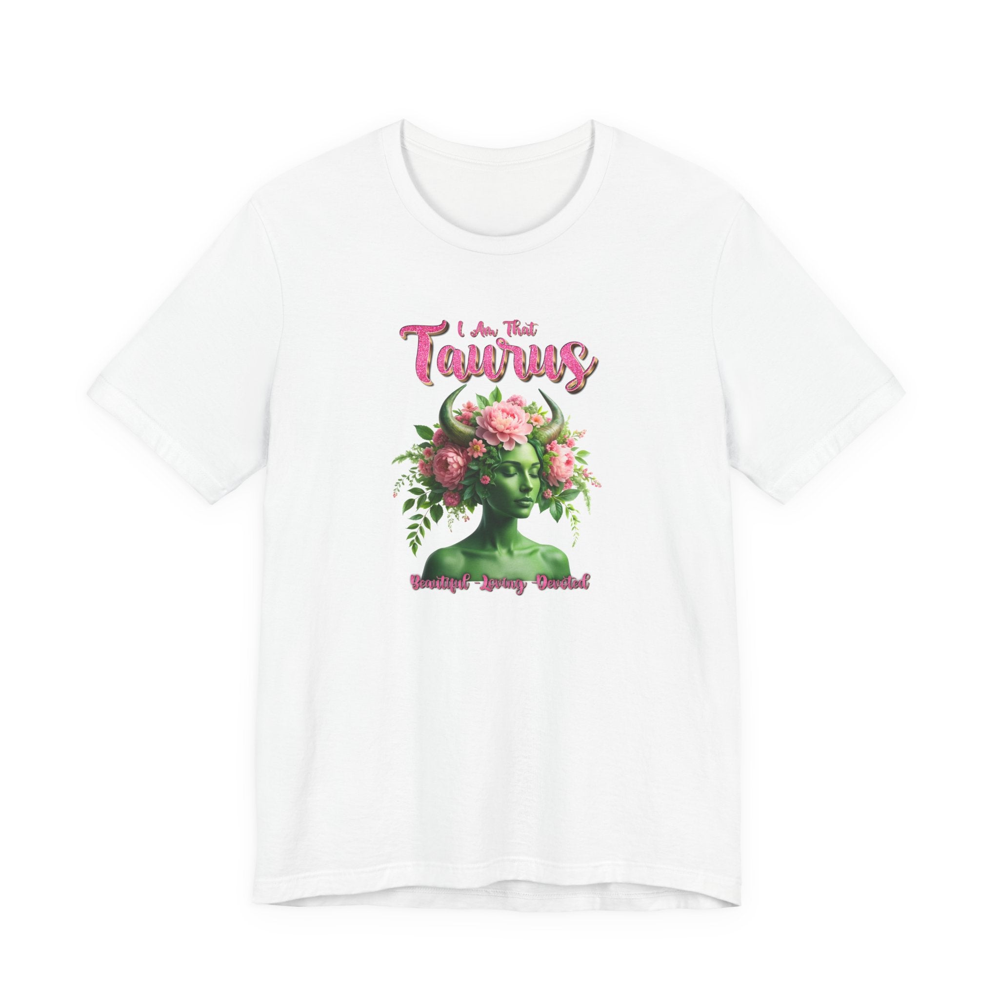 🌸♉ I’M THAT TAURUS TEE — FLORAL STATUE ZODIAC POWER SHIRT 🔥✨