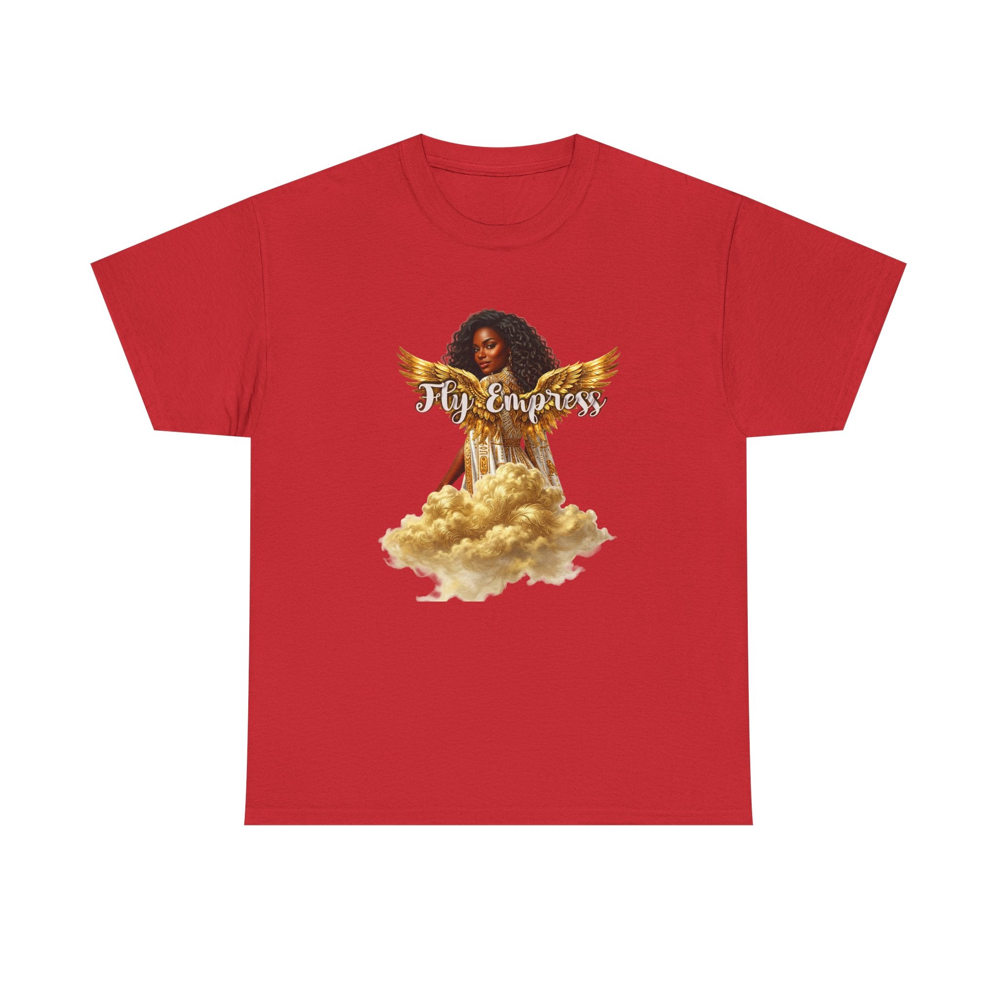 👑🕊️ Fly Empress Angel Wing Tee — Divine Queen Energy Graphic T-Shirt 🔥✨