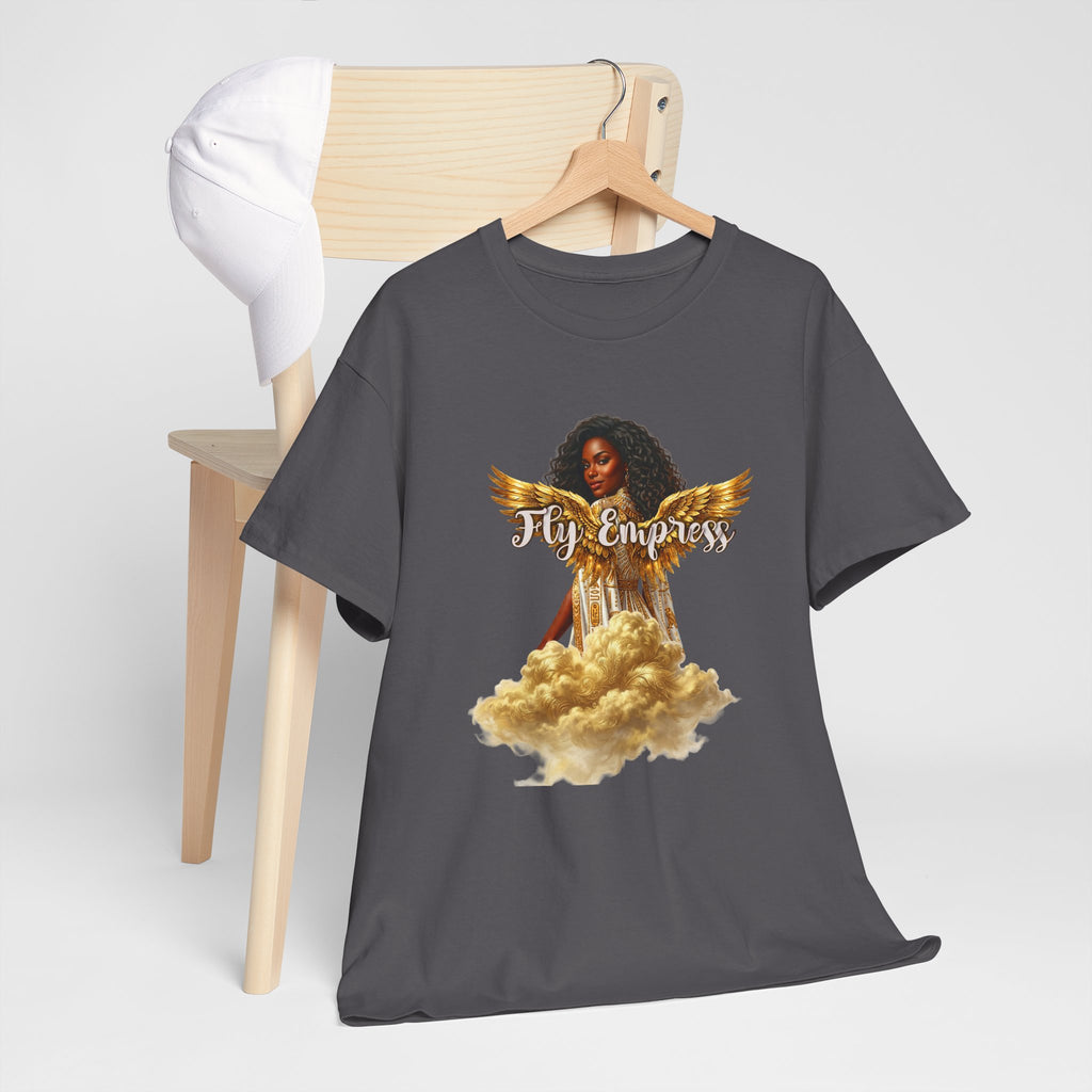 👑🕊️ Fly Empress Angel Wing Tee — Divine Queen Energy Graphic T-Shirt 🔥✨