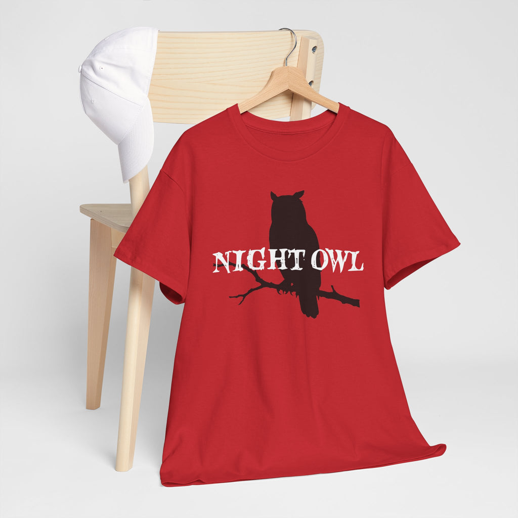 Night Owl T-Shirt — Silhouette Owl Graphic Tee