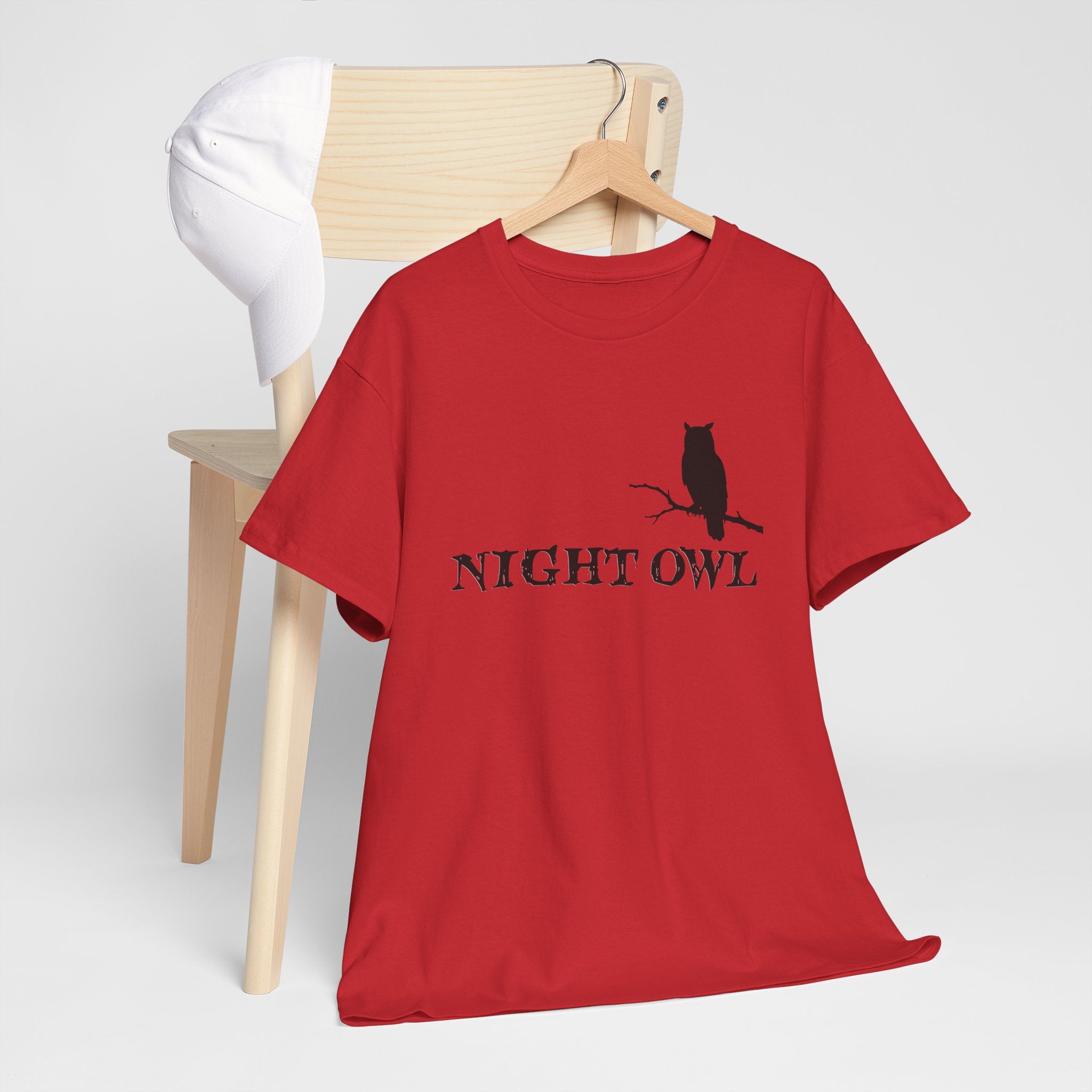 🌙 Night Owl™ Minimal Silhouette Tee