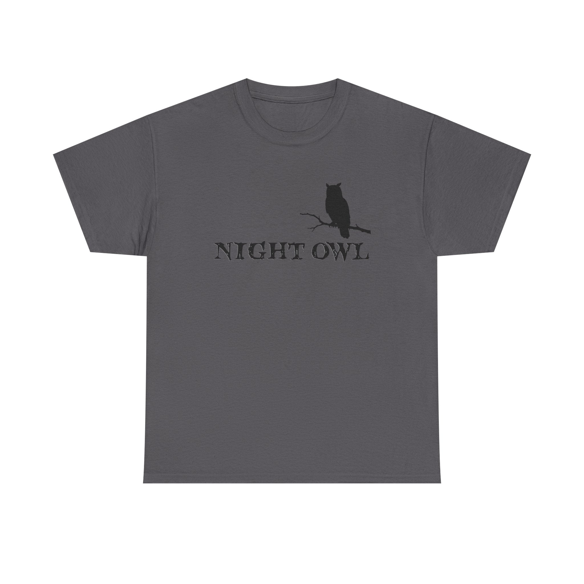 🌙 Night Owl™ Minimal Silhouette Tee