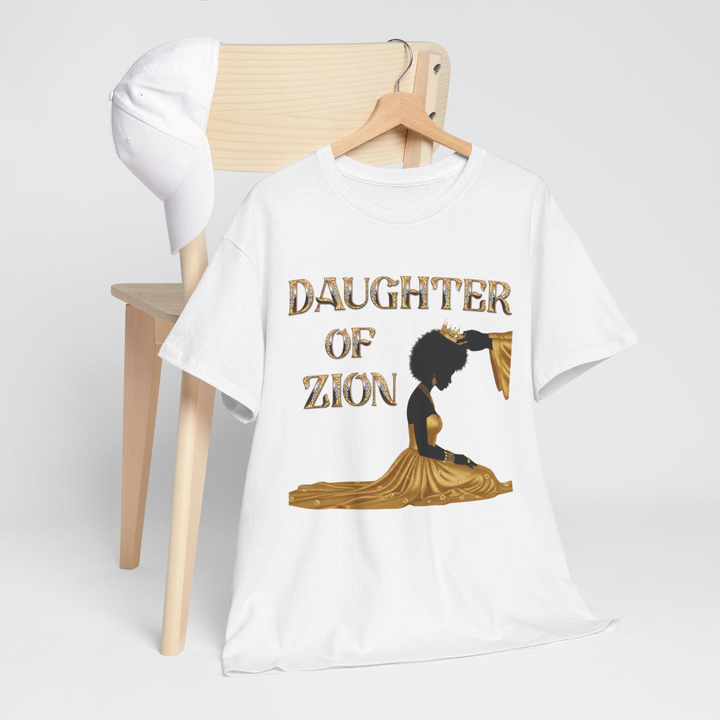 Daughter of Zion Tee — Inspirational Faith Graphic T‑Shirt for Girls & Women