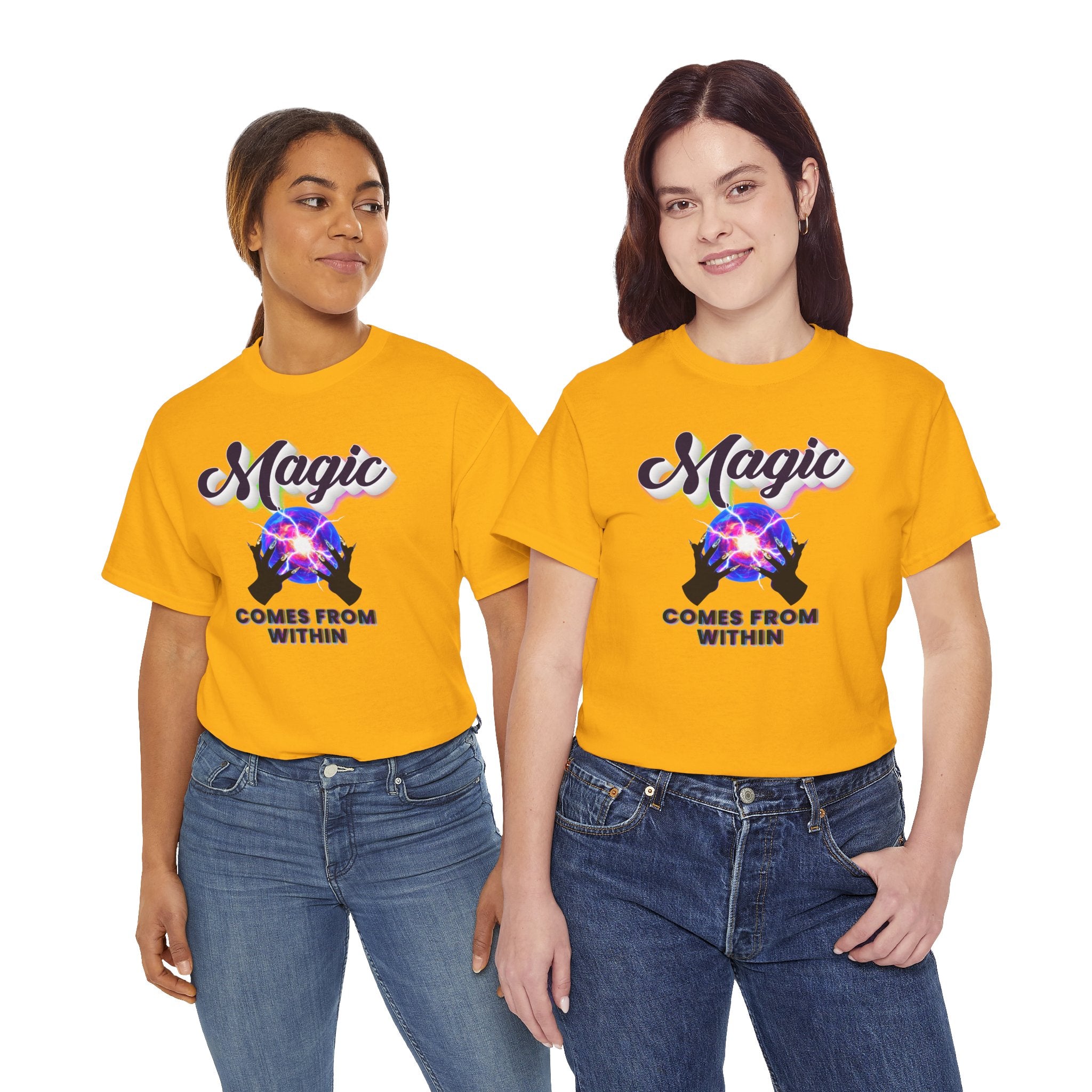 ✨🔮 The Magic Comes From Within™ Tee — Empowered Goddess Energy Shirt 👑💫