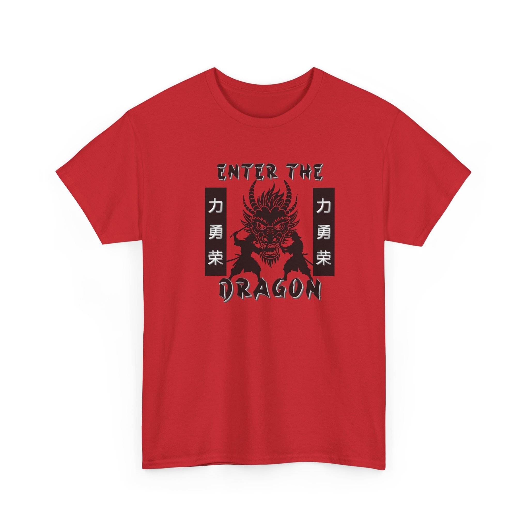 ENTER THE DRAGON — Dragon of Honor Tee | Strength, Courage & Power Graphic Shirt🐉🔥