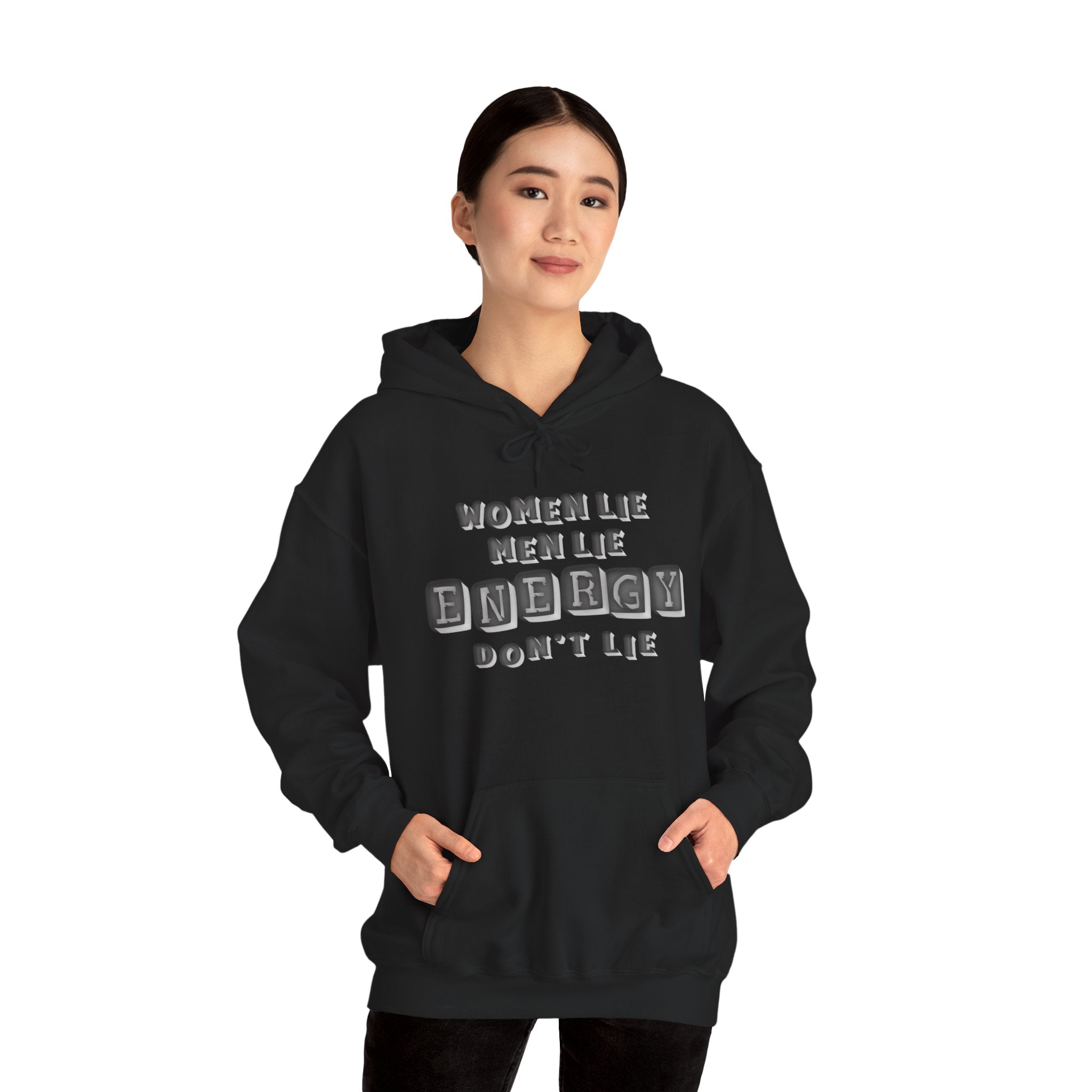 Energy Don’t Lie™ Hoodie — Truth Over Talk Statement Pullover  Spiritual + Street