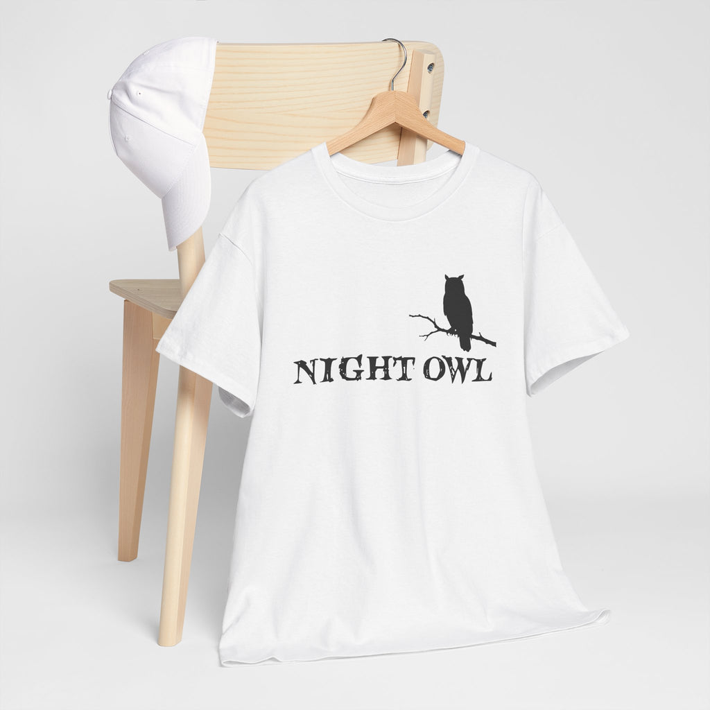 🌙 Night Owl™ Minimal Silhouette Tee