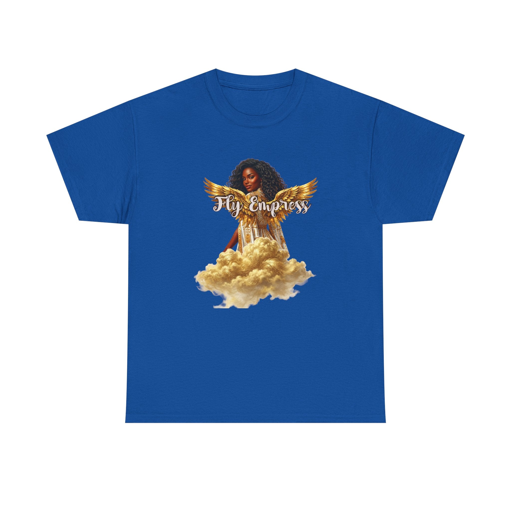 👑🕊️ Fly Empress Angel Wing Tee — Divine Queen Energy Graphic T-Shirt 🔥✨