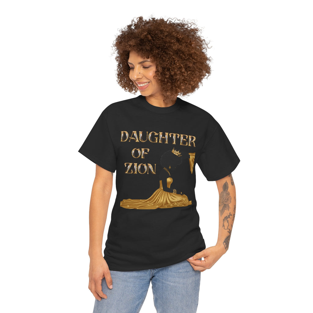 Daughter of Zion Tee — Inspirational Faith Graphic T‑Shirt for Girls & Women
