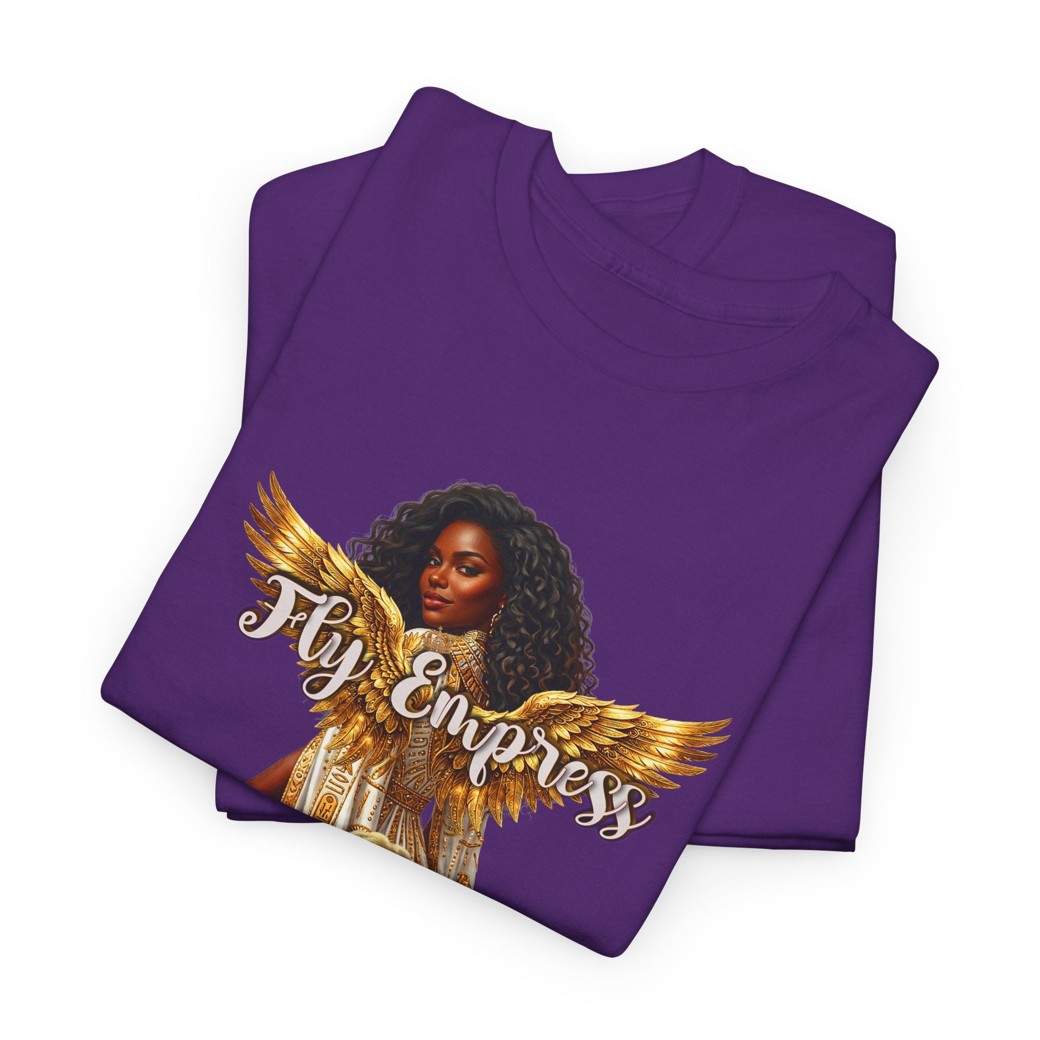 👑🕊️ Fly Empress Angel Wing Tee — Divine Queen Energy Graphic T-Shirt 🔥✨