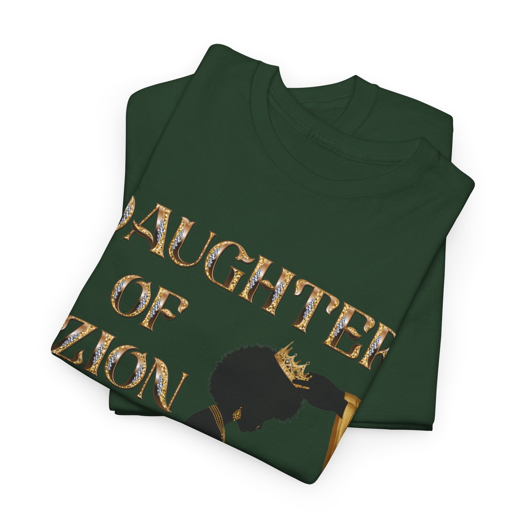 Daughter of Zion Tee — Inspirational Faith Graphic T‑Shirt for Girls & Women