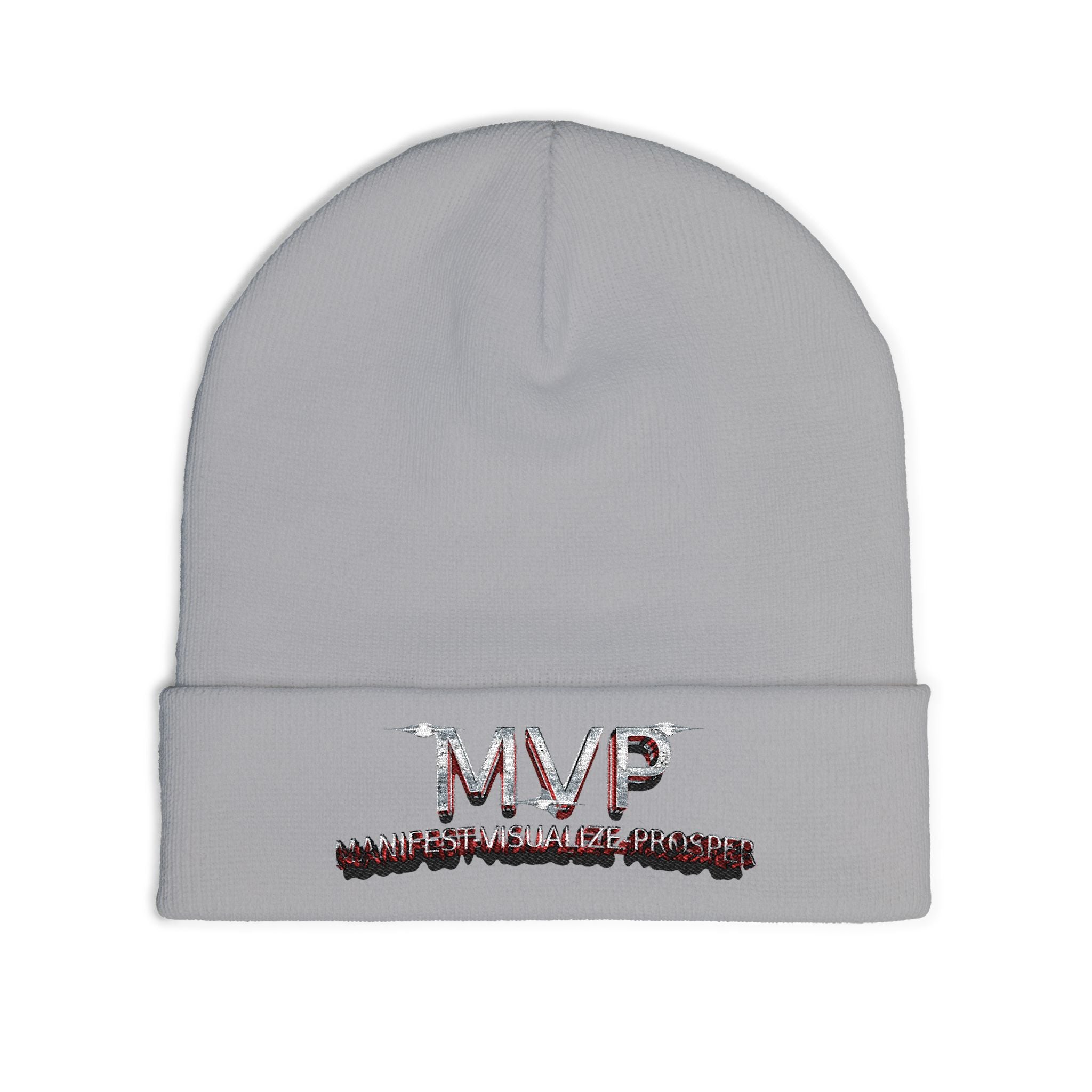 MVP™ Knit Beanie — Warm, Embroidered Statement Cap