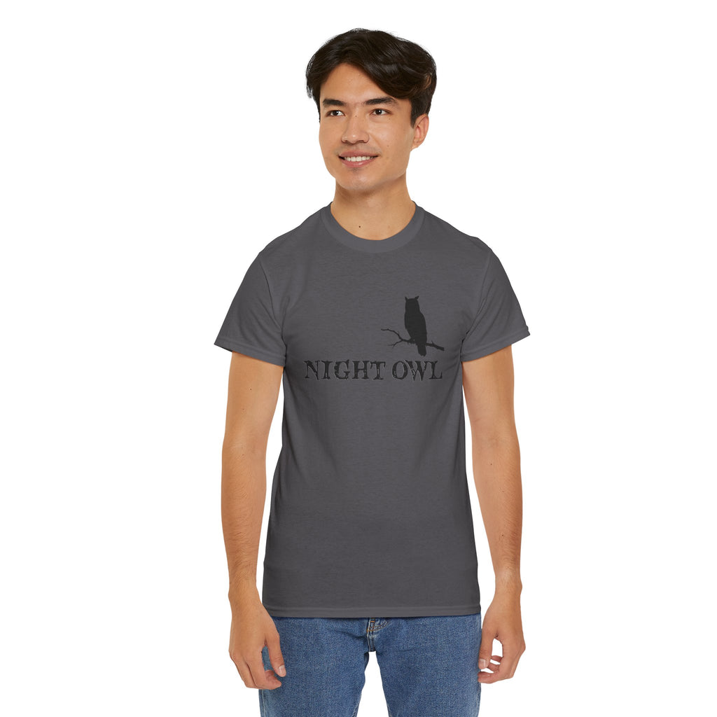 🌙 Night Owl™ Minimal Silhouette Tee