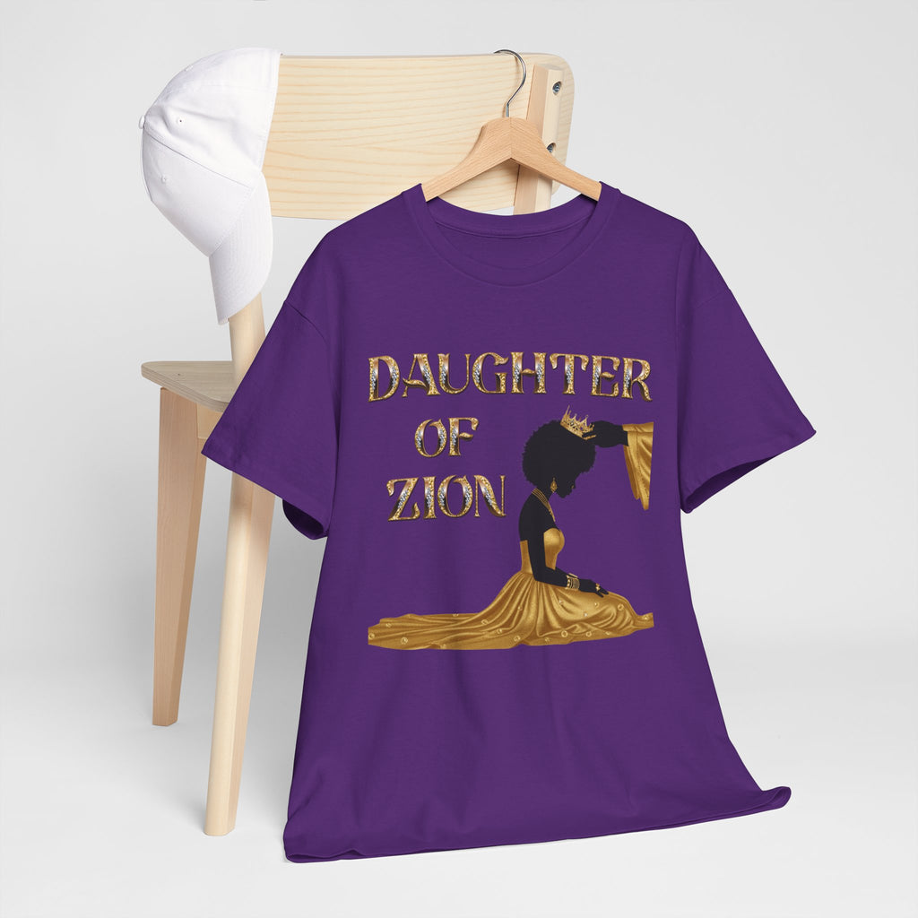 Daughter of Zion Tee — Inspirational Faith Graphic T‑Shirt for Girls & Women