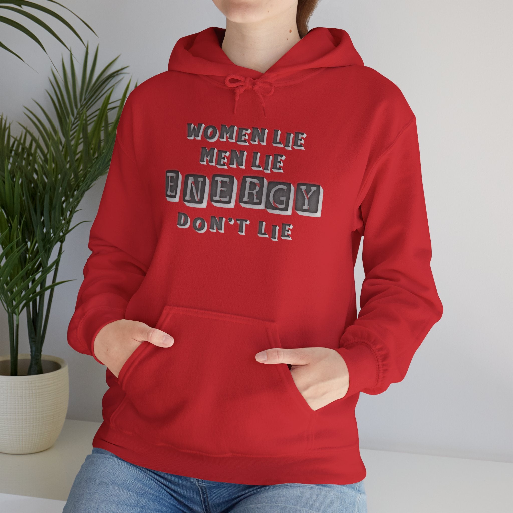 Energy Don’t Lie™ Hoodie — Truth Over Talk Statement Pullover  Spiritual + Street