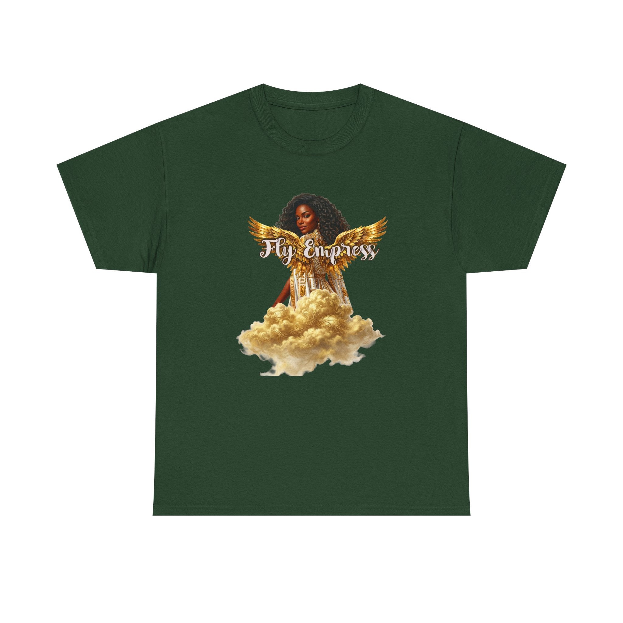 👑🕊️ Fly Empress Angel Wing Tee — Divine Queen Energy Graphic T-Shirt 🔥✨