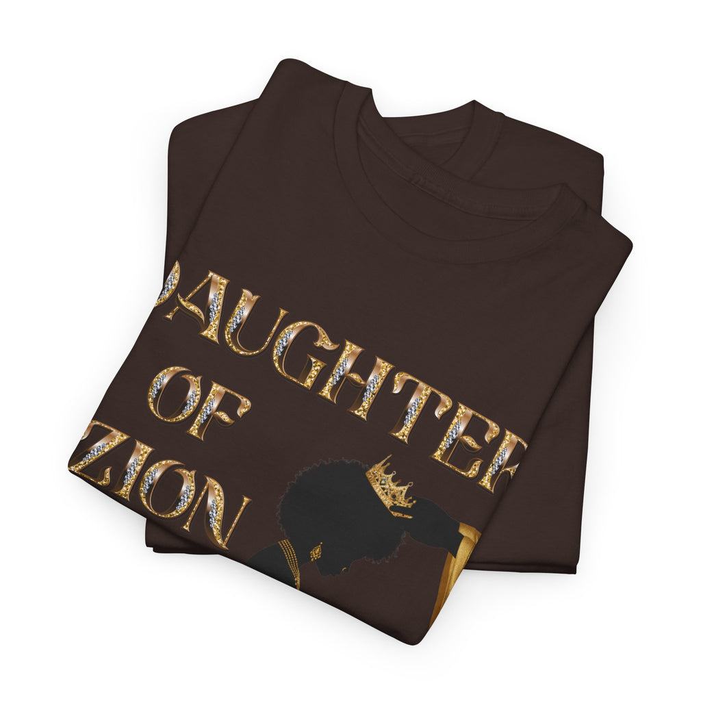 Daughter of Zion Tee — Inspirational Faith Graphic T‑Shirt for Girls & Women