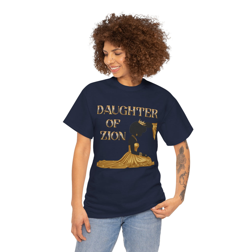 Daughter of Zion Tee — Inspirational Faith Graphic T‑Shirt for Girls & Women