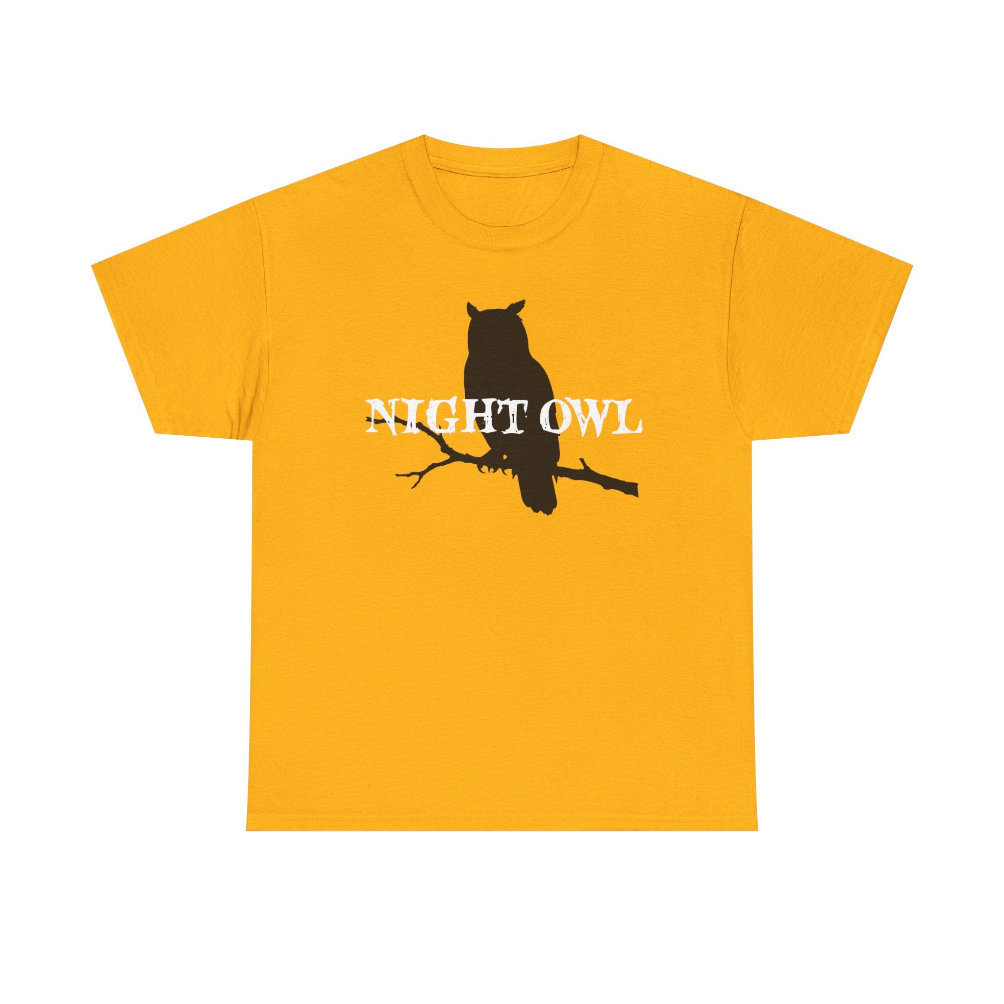 Night Owl T-Shirt — Silhouette Owl Graphic Tee