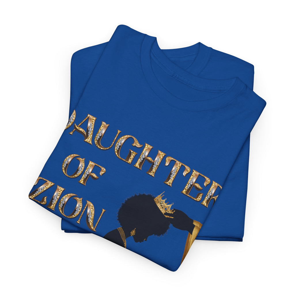 Daughter of Zion Tee — Inspirational Faith Graphic T‑Shirt for Girls & Women