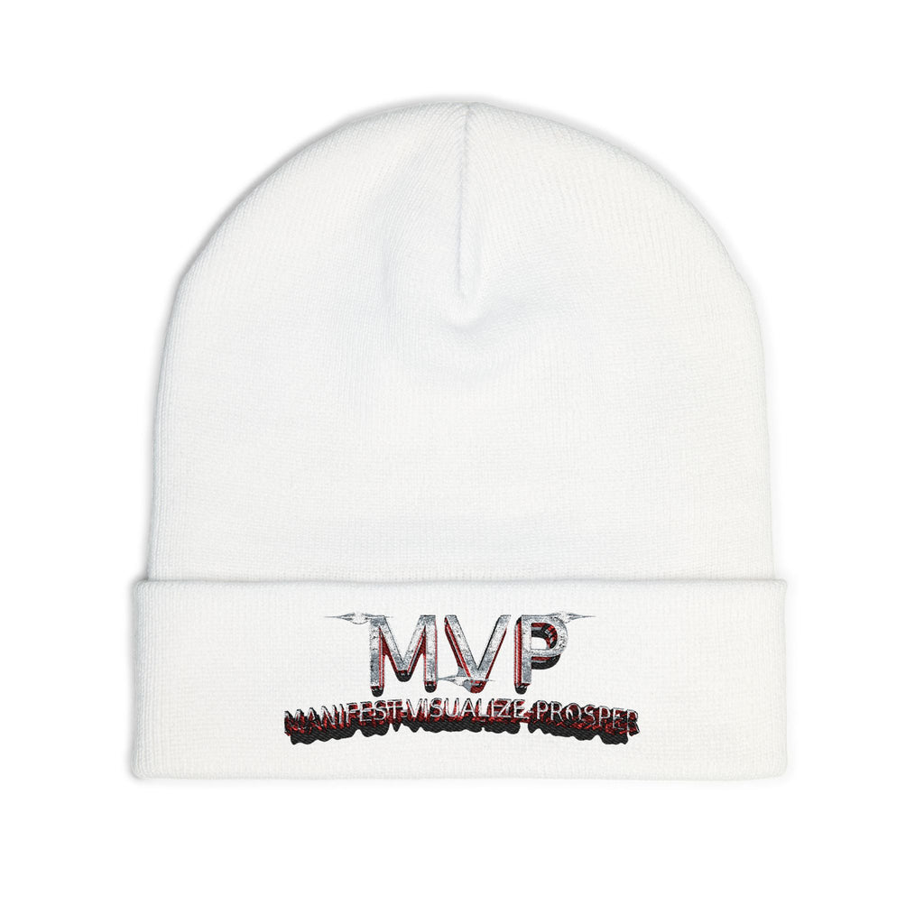 MVP™ Knit Beanie — Warm, Embroidered Statement Cap