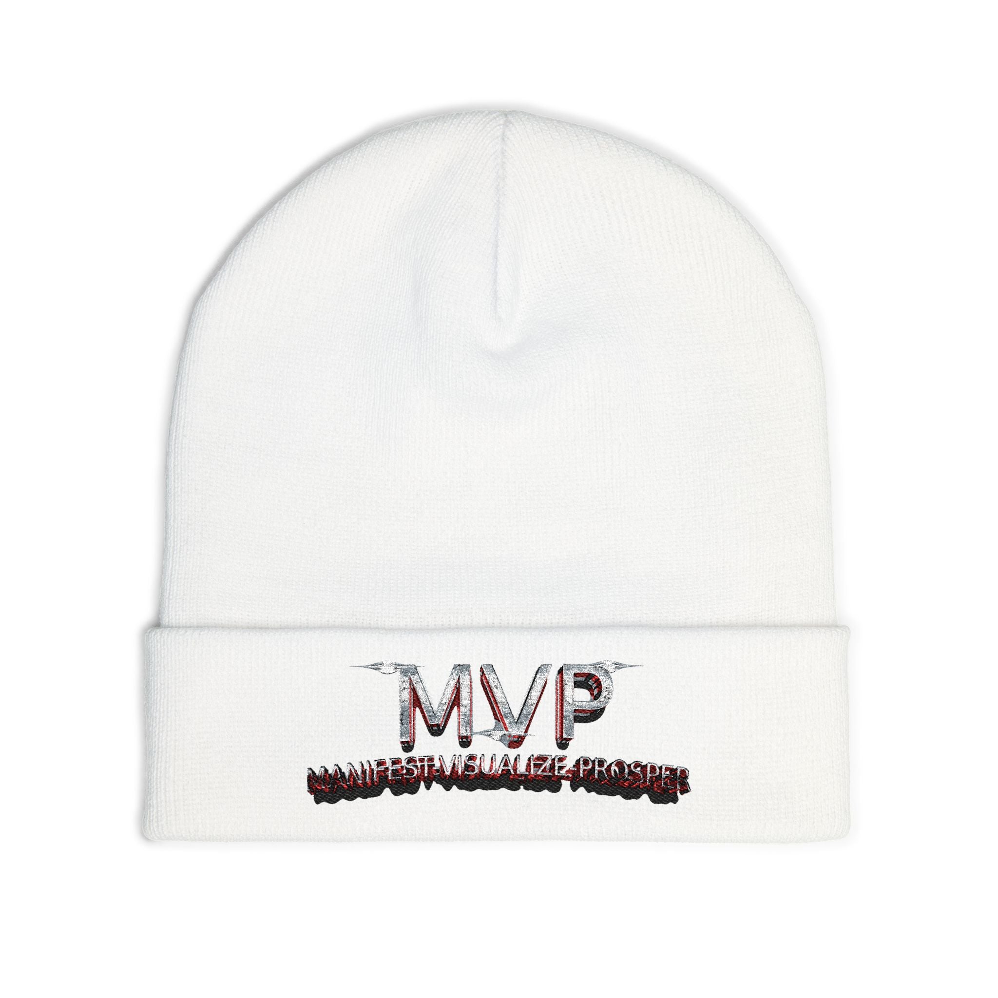 MVP™ Knit Beanie — Warm, Embroidered Statement Cap